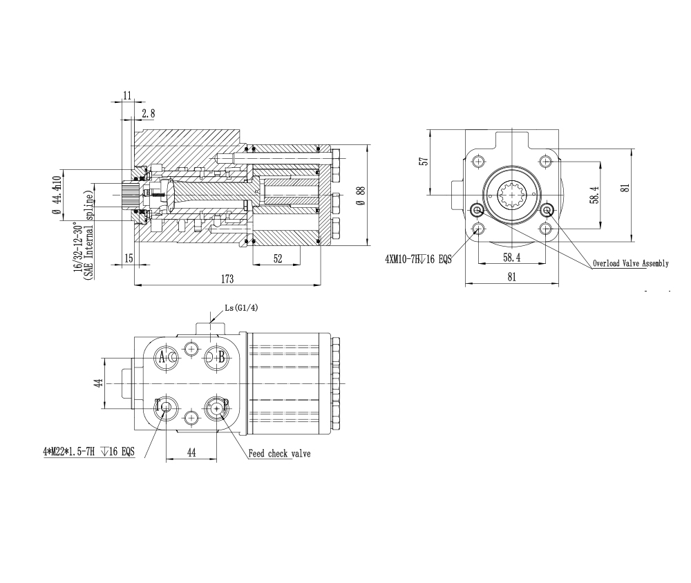 TLF-E800 800 ml/kierros 60 l/min Ohjausyksikkö drawing image