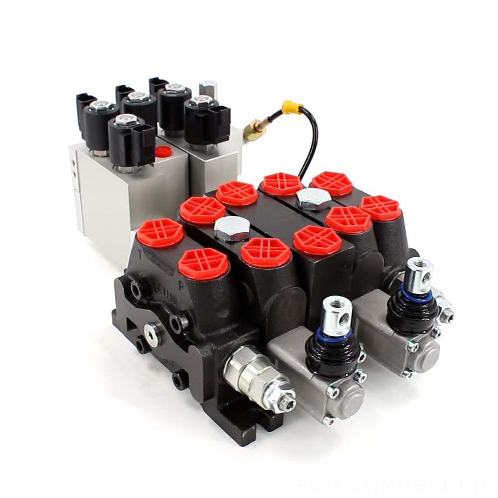 DCV100-OT-J-OT Elektrohydraulinen 3 jakajaa Suuntaventtiili image