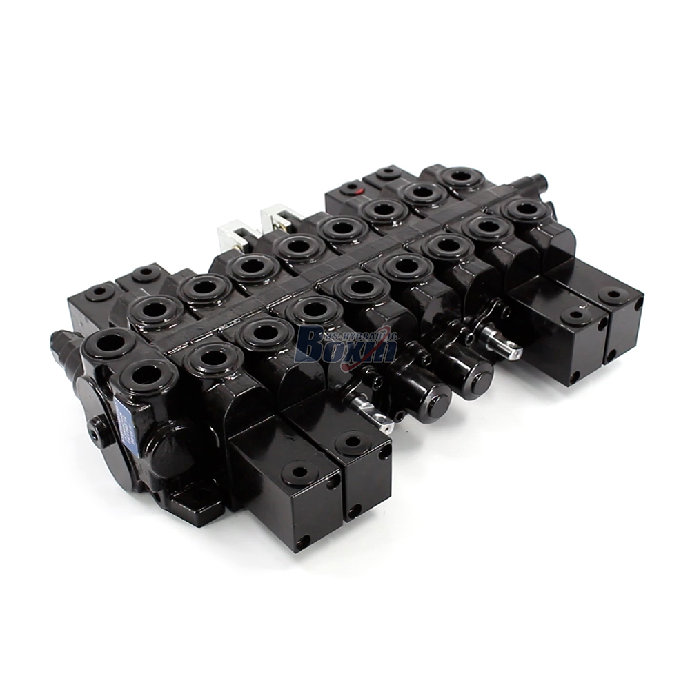 HSW50 Hydraulinen ja Manuaalinen 8 kelaa Monolohkoinen suuntaventtiili image