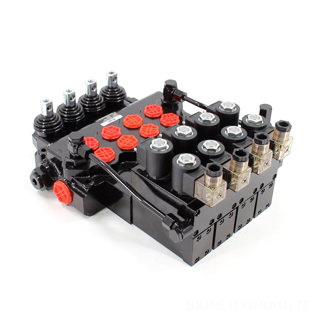 SD11-PG2 Elektrohydraulinen 4 jakajaa Monolohkoinen suuntaventtiili image