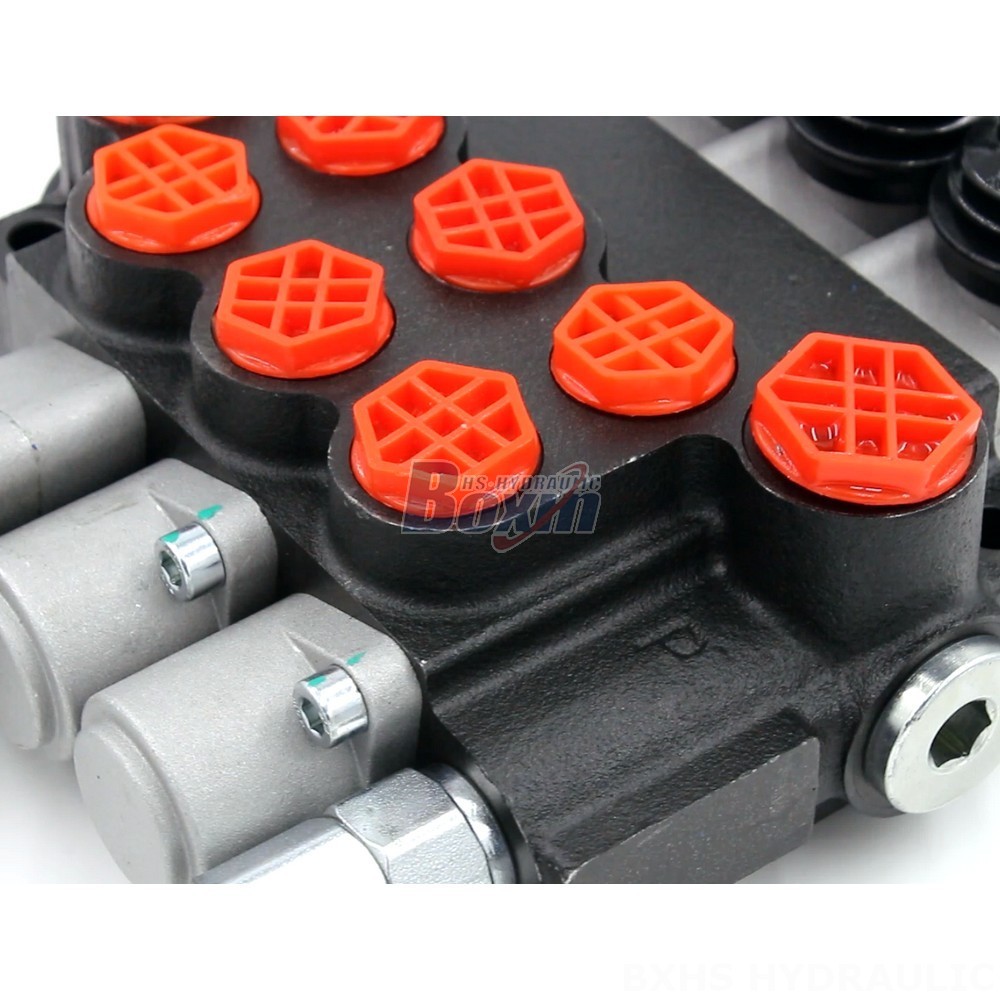 P40-G12-G38-2OT-QTW Manual 3 Spool Monoblock Directional Valve | Wholesale & Manufacturing detail image