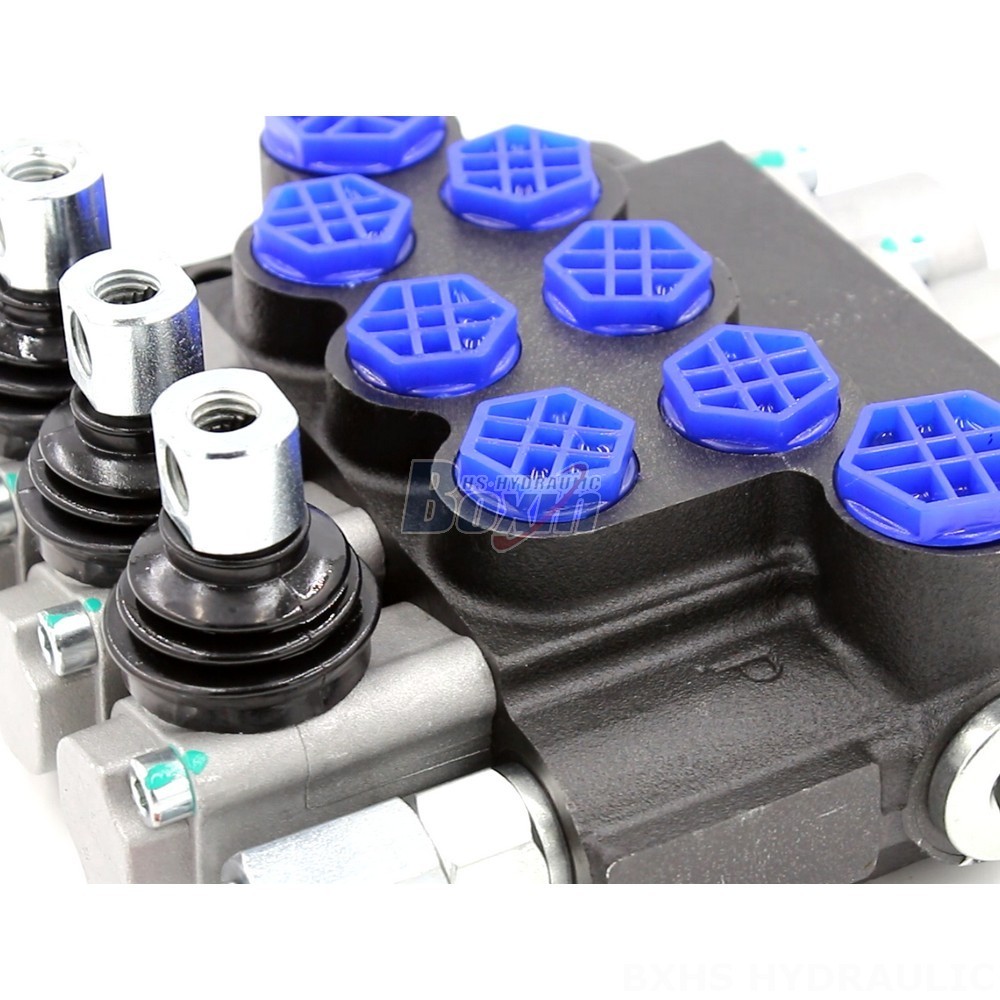 P40-G12-G38-OT Manual 3 Spool Monoblock Directional Valve: Manufacturer & Global Supplier detail image