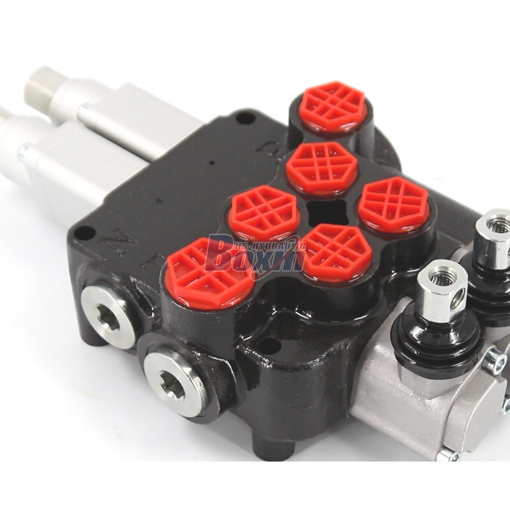 High Performance P80AFT-2QTW1 Monoblock Valve 2 Spool Control Valve detail image