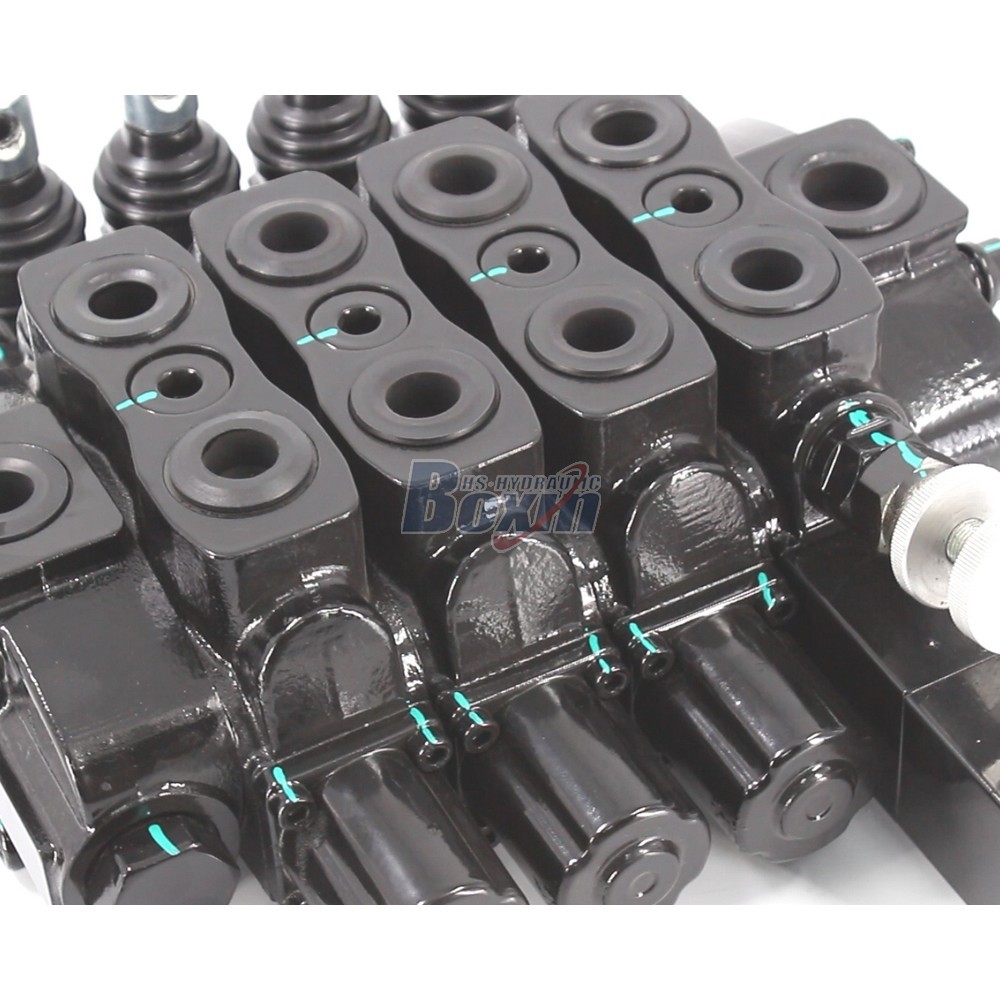 OEM and Custom SD8-OTAMW Manual 4 Spool Sectional Directional Valve with Private Label Services detail image