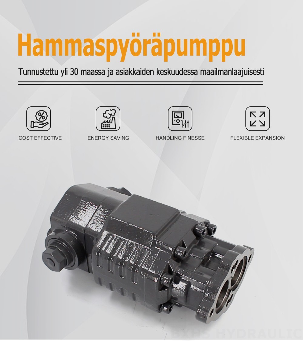 BF82A 80 cm³/kierros 20 MPa (2900 psi) Hydraulinen hammaspyöräpumppu