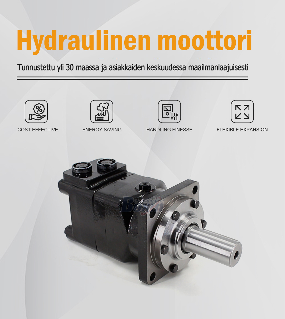 BMT400 Hydraulic Motor 400 cc/r 125 Lpm Orbital Motor