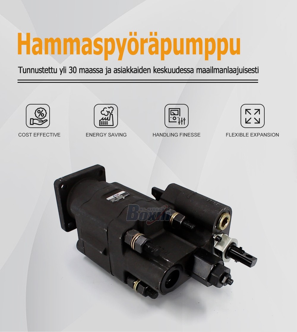 C102-LMS-25 Hydraulic Gear Pump 100 cc/rev for Industrial Equipment
