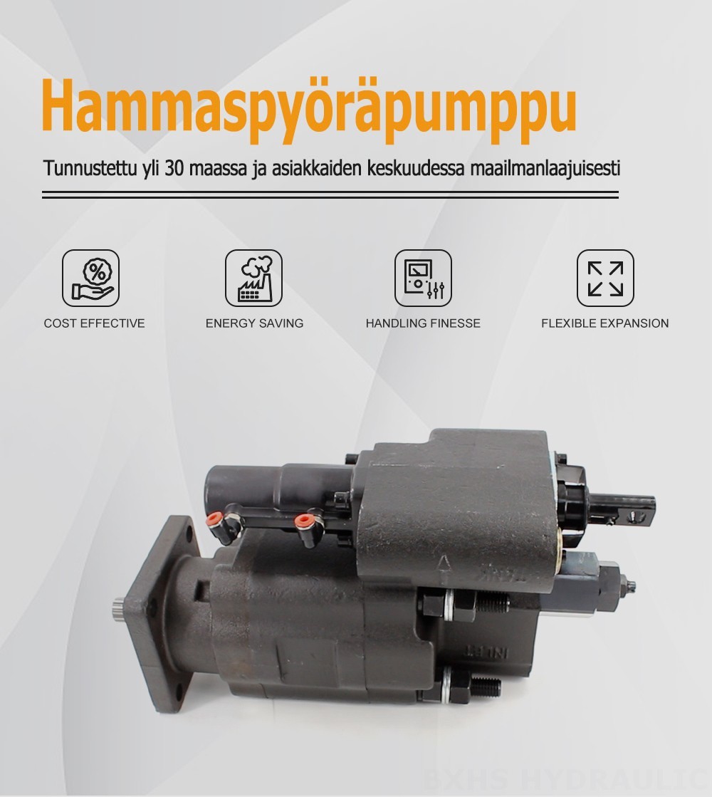 C102 112 cm³/kierros Hydraulinen hammaspyöräpumppu