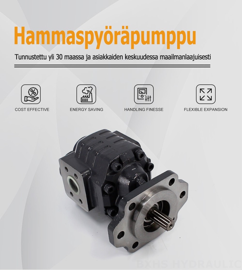 CBHC-2082 82 cm³/kierros 28 MPa (4061 psi) Hydraulinen hammaspyöräpumppu