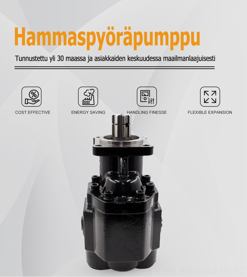 CBHST1-ISO-100 100 cm³/kierros Hydraulinen hammaspyöräpumppu