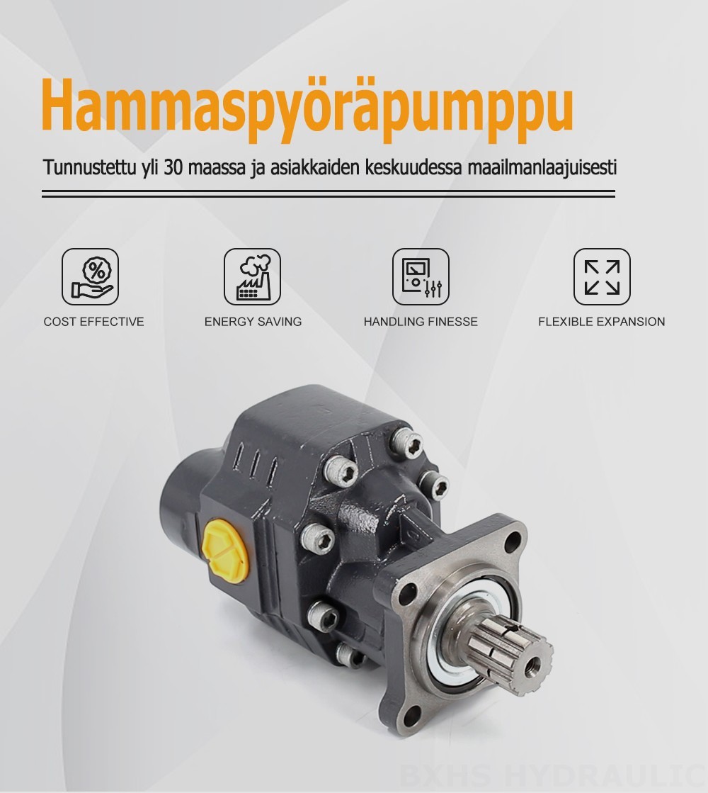 CBHW-ISO-80-H 80 cm³/kierros 22 MPa (3190 psi) Hydraulinen hammaspyöräpumppu