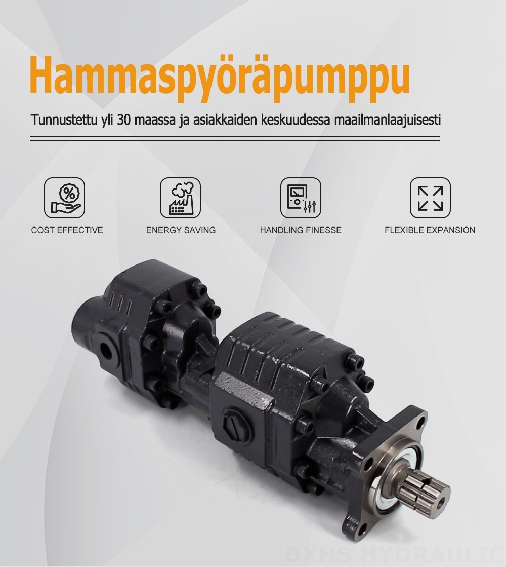 CBSL-2063-2040 63 cm³/kierros 20 MPa (2900 psi) Hydraulinen hammaspyöräpumppu