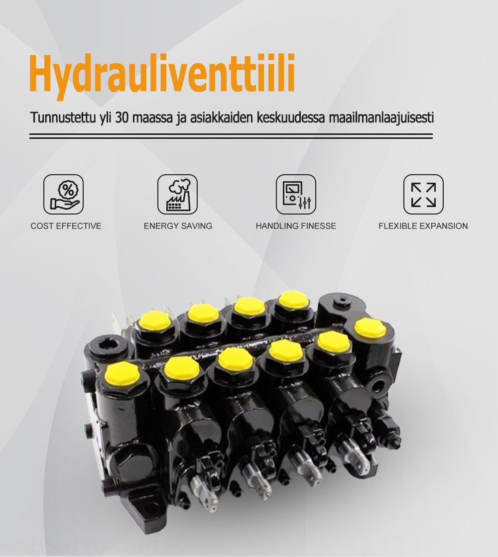 CDBF20 Manuaalinen 4 jakajaa Hydrauliikkaventtiili