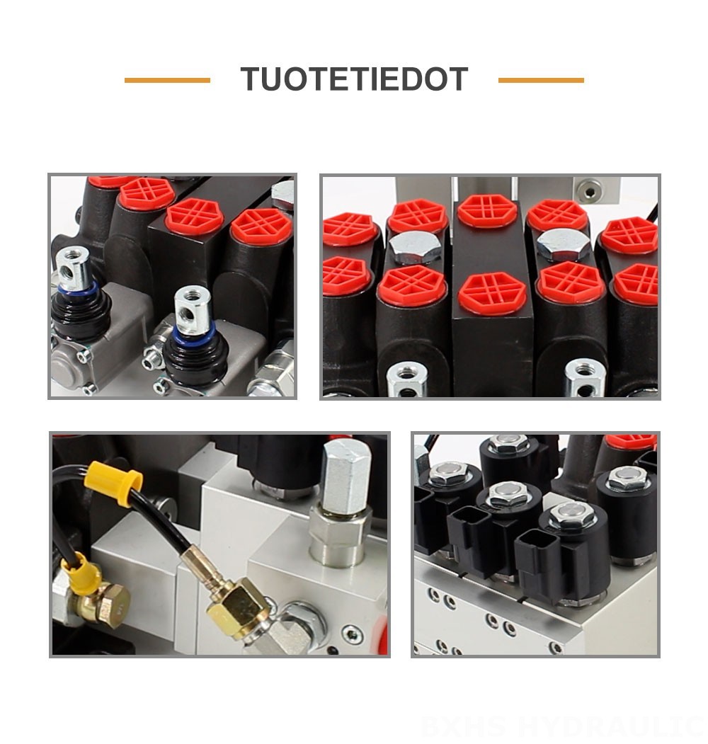 DCV100-OT-J-OT Elektrohydraulinen 3 jakajaa Suuntaventtiili