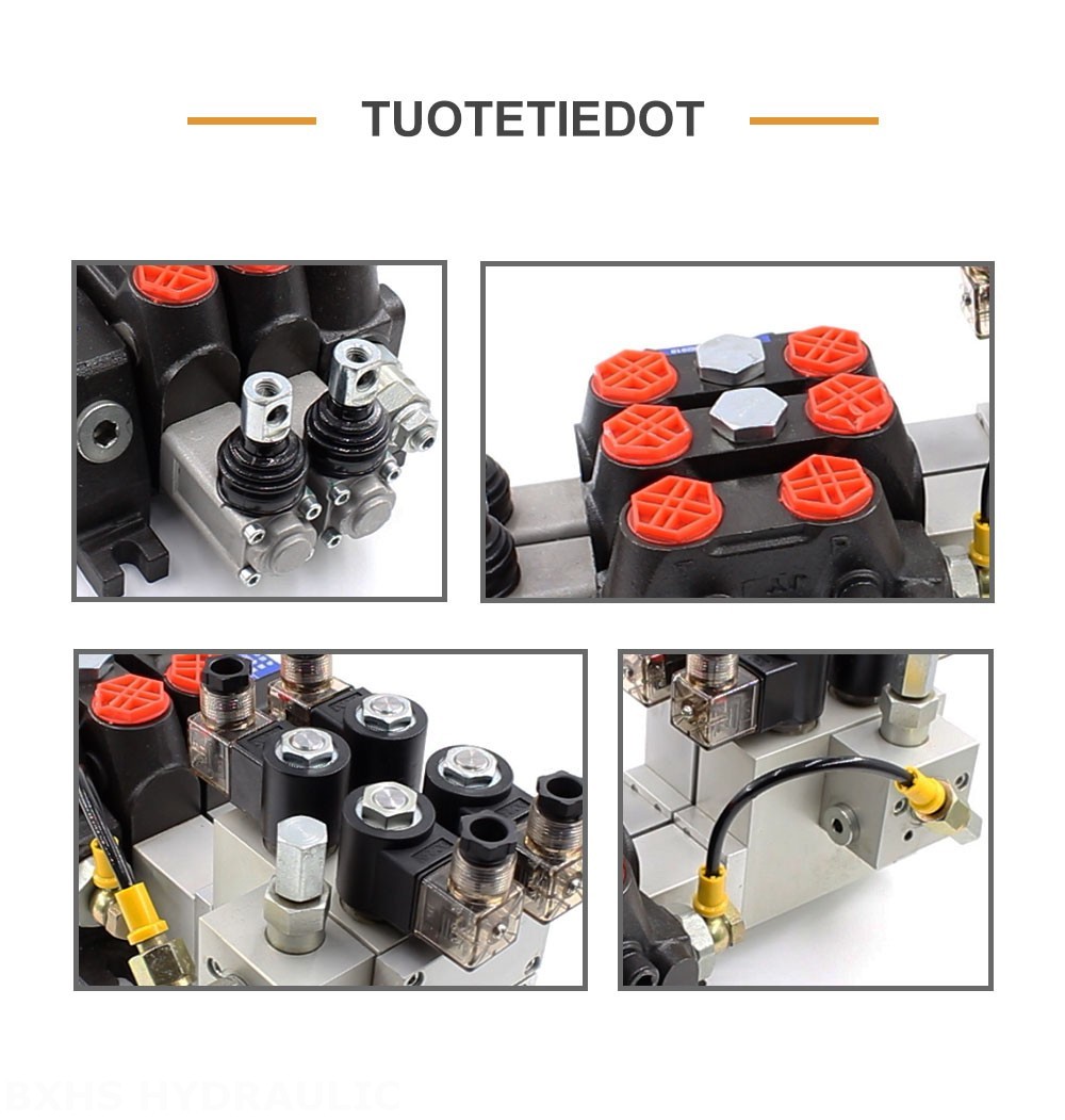 DCV100 Elektrohydraulinen 2 jakajaa Suuntaventtiili