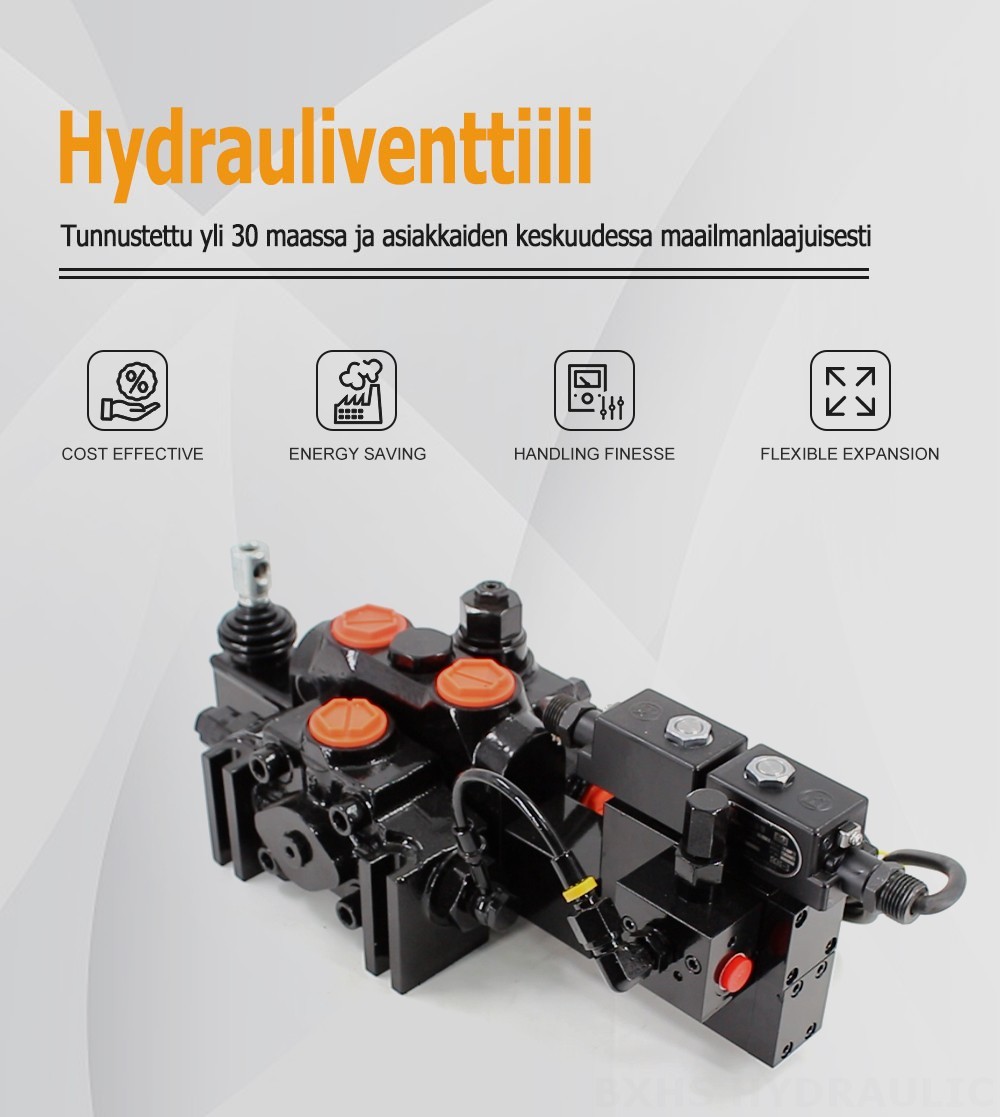 DCV200-FB Elektrohydraulinen 1 jakaja Suuntaventtiili