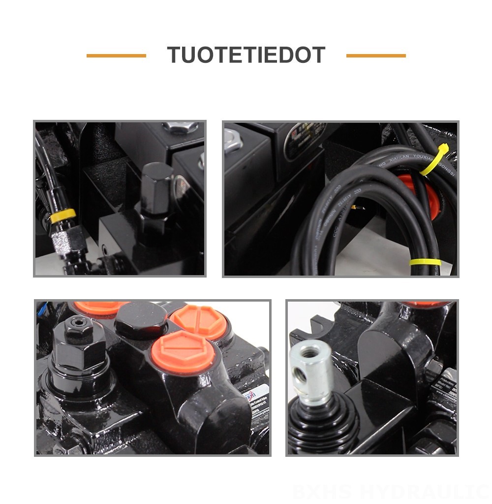 DCV200-FB Elektrohydraulinen 1 jakaja Suuntaventtiili