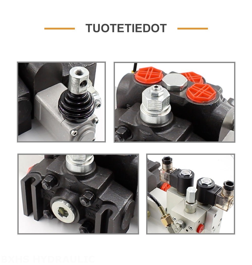 DCV200 Elektrohydraulinen 1 jakaja Suuntaventtiili