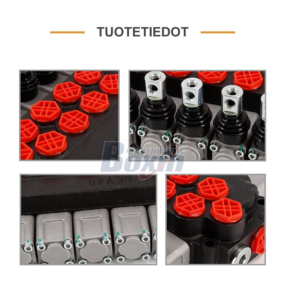 Direct Factory Wholesale DCV40 Manual 6 Spool Directional Valve