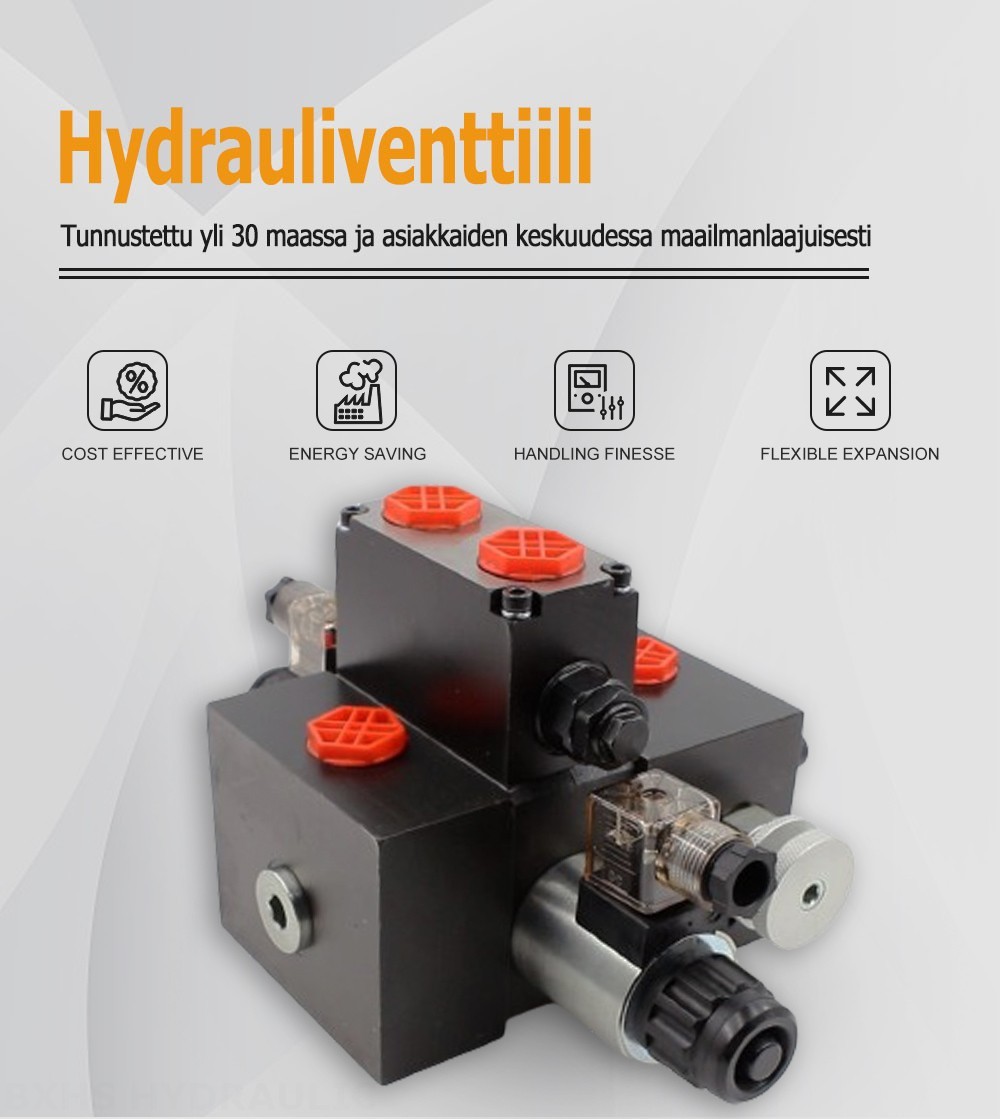 DCV58F Solenoidi 1 jakaja Suuntaventtiili