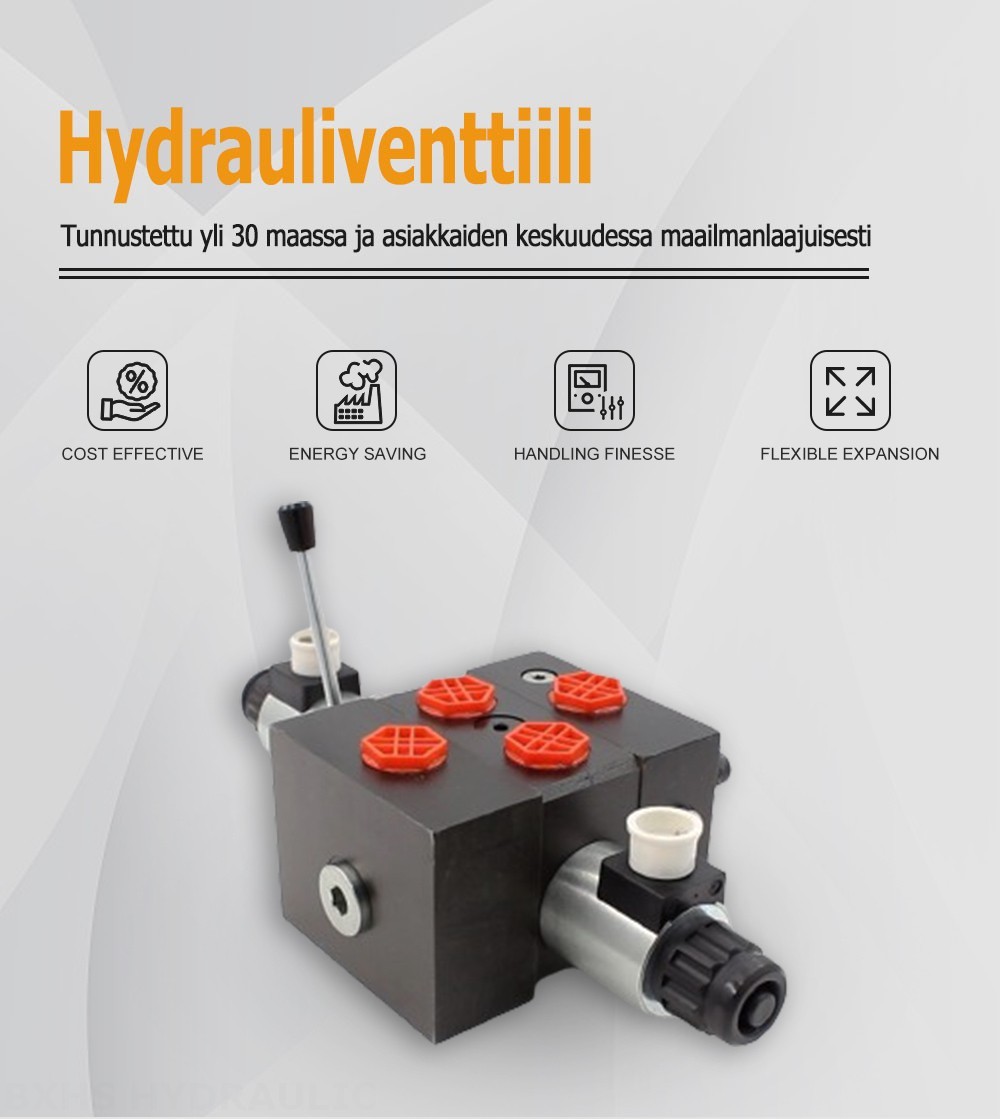 DCV58 Solenoidi 1 jakaja Suuntaventtiili