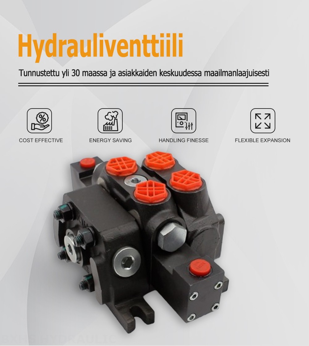 DCV60-G34 Hydraulinen 1 jakaja Suuntaventtiili