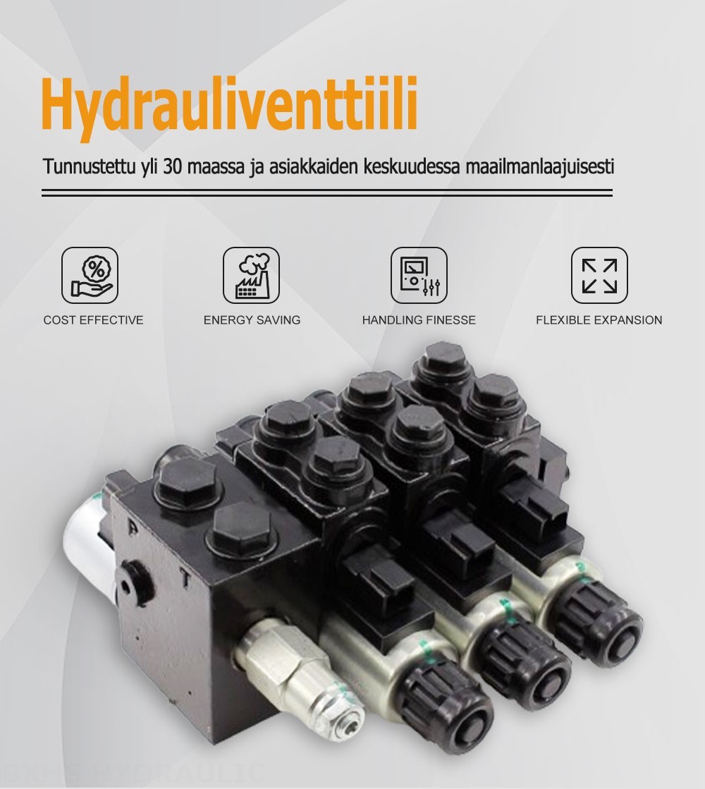 HDCF50 Solenoidi 3 jakajaa Solenoidiventtiili