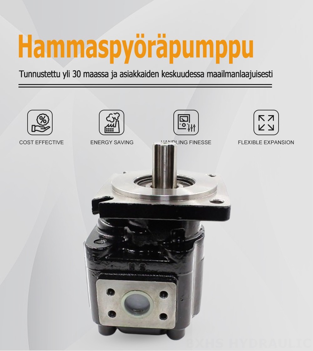 JHP2063 63 cm³/kierros Hydraulinen hammaspyöräpumppu