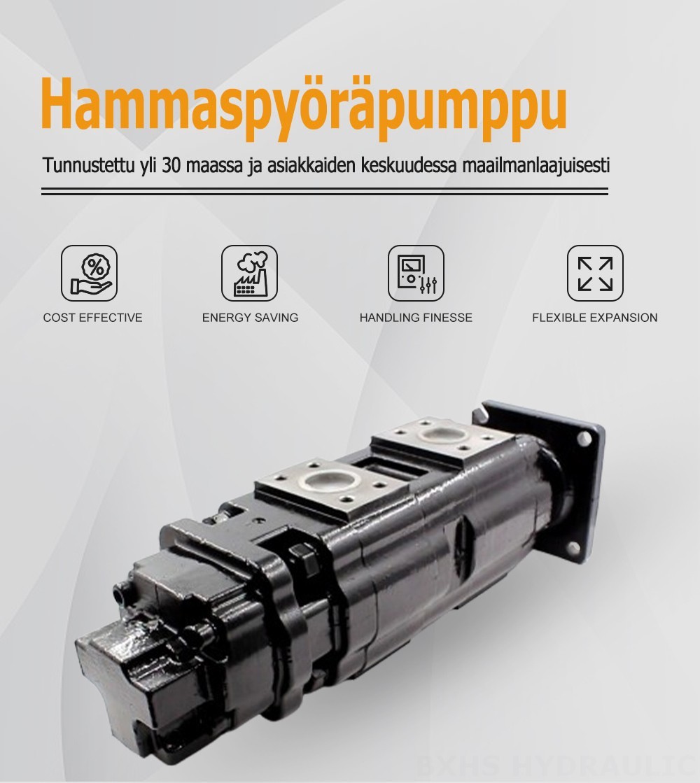 JHP2080-2080-1016 80 cm³/kierros Hydraulinen hammaspyöräpumppu