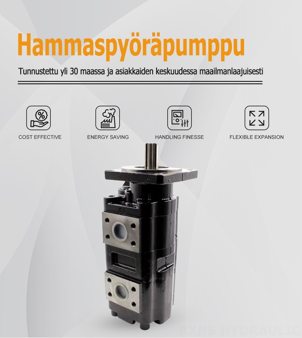 JHP2080-2080 80 cm³/kierros Hydraulinen hammaspyöräpumppu
