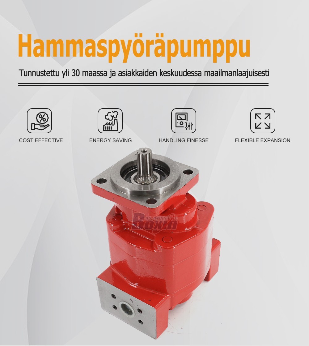 OEM ODM Custom Service for P350A542KEAB25-25R 104.5 cc/rev Hydraulic Gear Pump Manufacturing