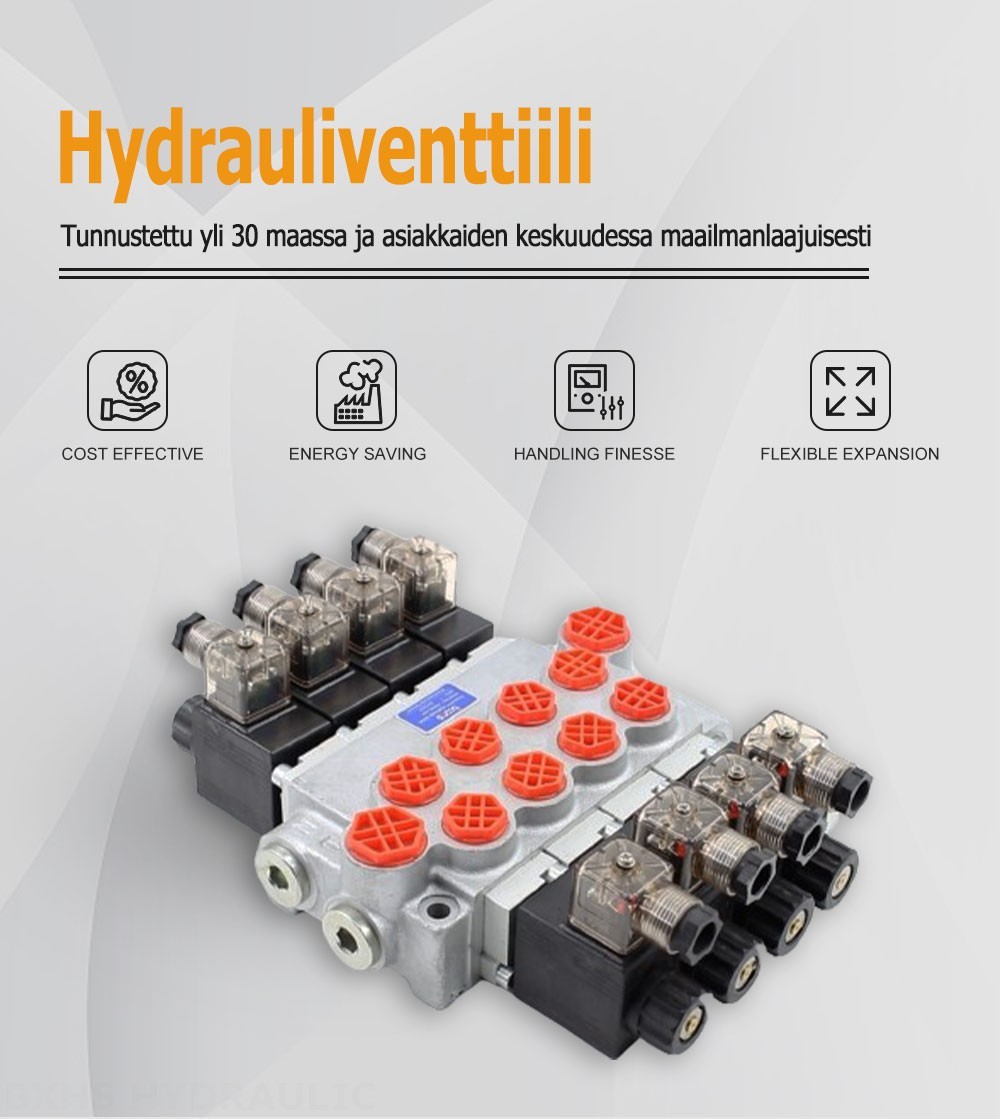 P40-DKL Solenoidi 4 jakajaa Monoblokki suuntaventtiili