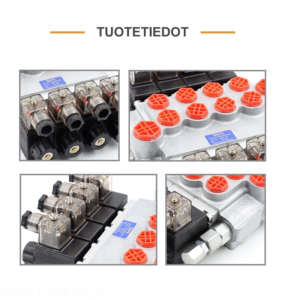 P40-DKL Solenoidi 4 jakajaa Monoblokki suuntaventtiili