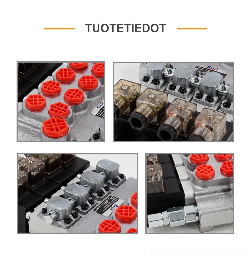 P40-DS Solenoidi 4 jakajaa Monolohkoinen suuntaventtiili
