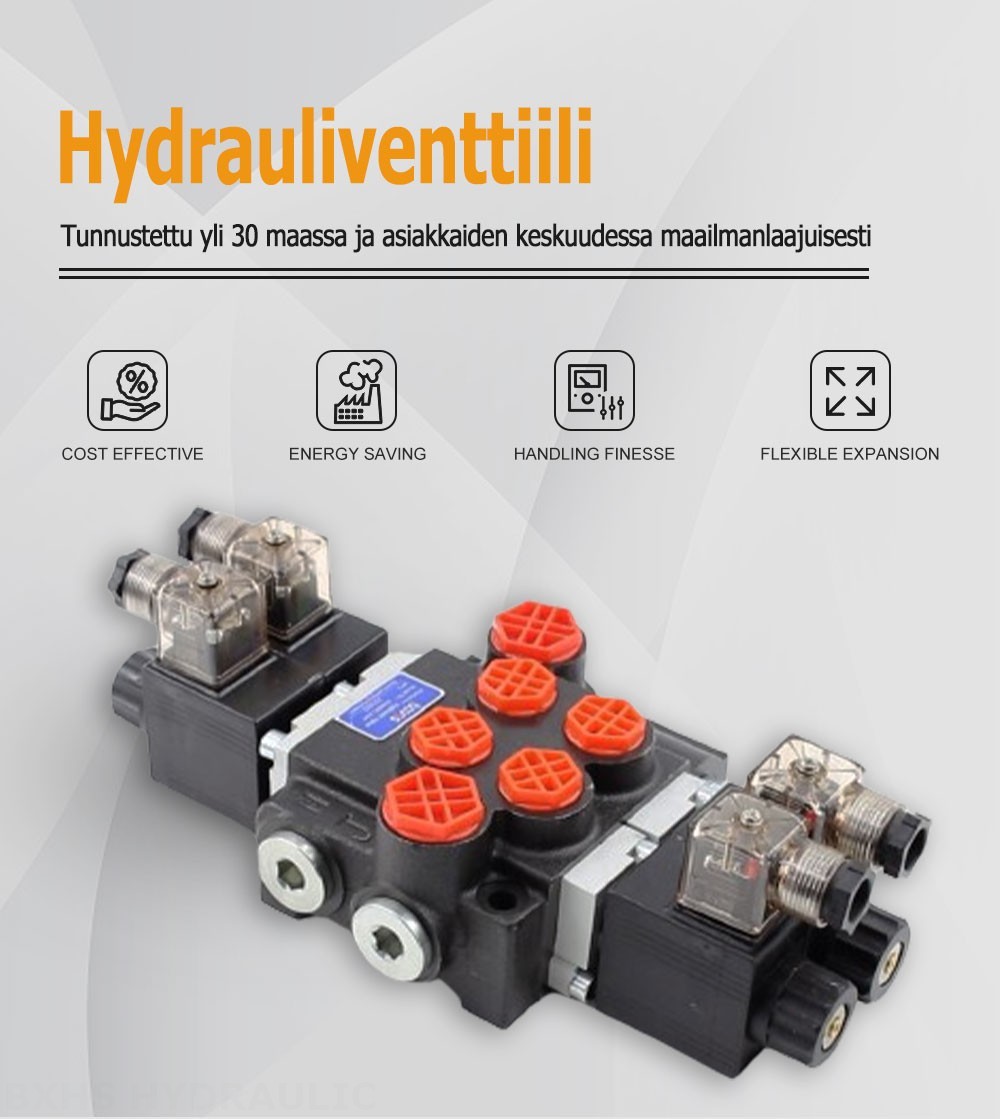 P40 Solenoidi 2 jakajaa Monoblokki suuntaventtiili