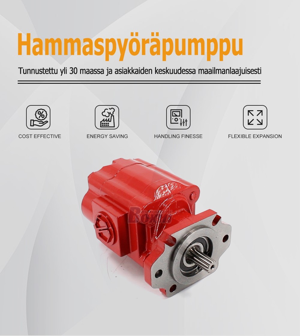 Custom OEM/ODM Service for P51A646TEYR25-25-H 104.5 cc/rev Hydraulic Gear Pump with Private Labeling
