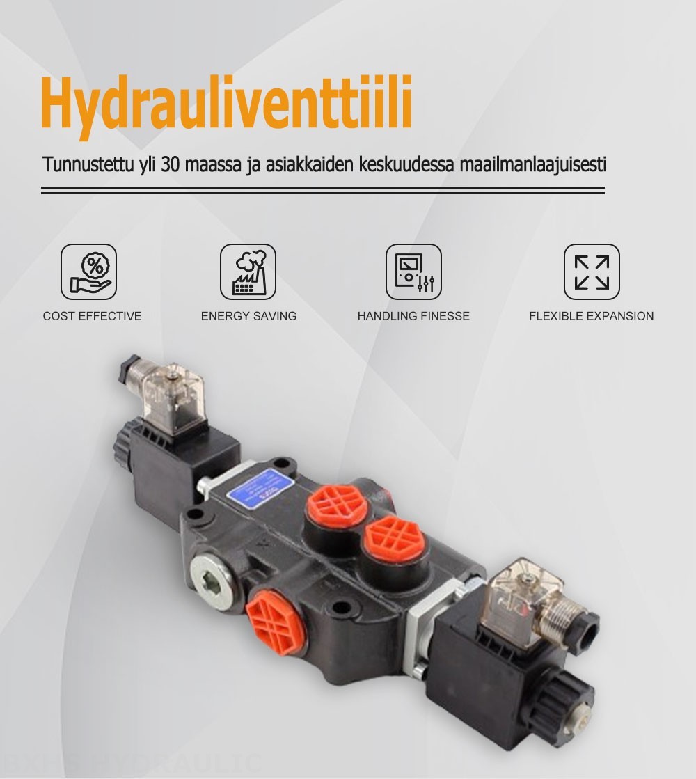 P80 Solenoidi 1 jakaja Monoblokki suuntaventtiili