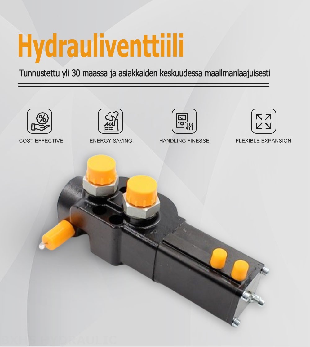 PC-1220-250-1 Pneumattinen 1 jakaja Hydraulinen ohjausventtiili