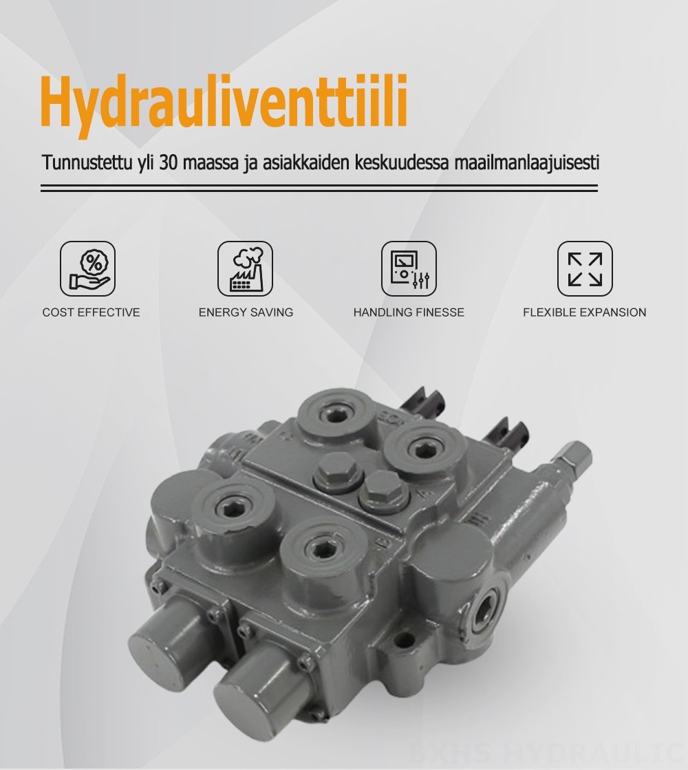 RD5200-H Manuaalinen 2 jakajaa Hydrauliset ohjausventtiilit