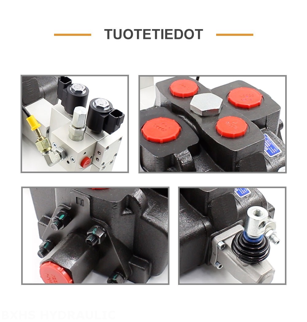 SD25 Elektrohydraulinen 1 jakaja Suuntaventtiili