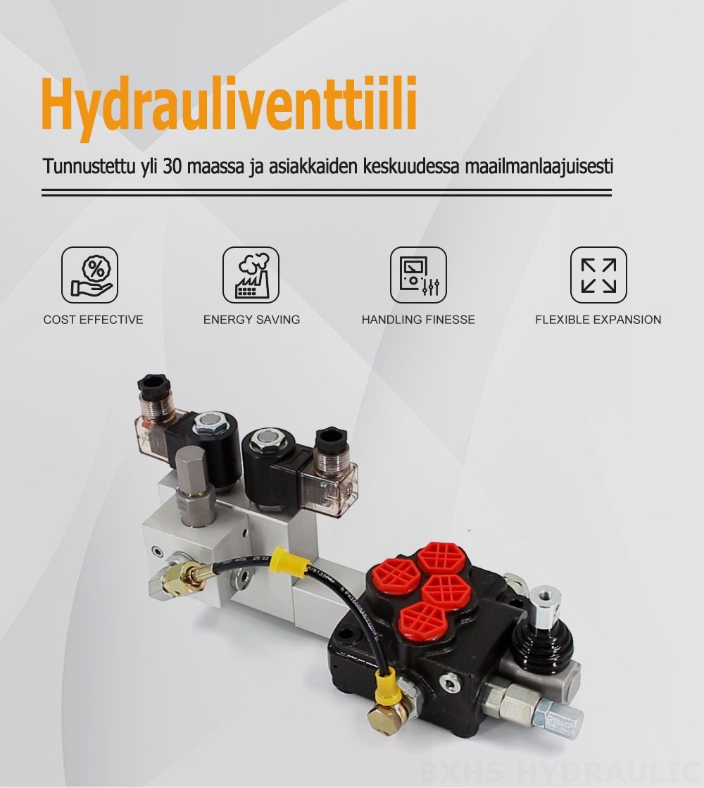 SD5 Elektrohydraulinen 1 jakaja Monolohkoinen suuntaventtiili