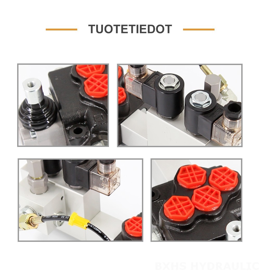 SD5 Elektrohydraulinen 1 jakaja Monolohkoinen suuntaventtiili