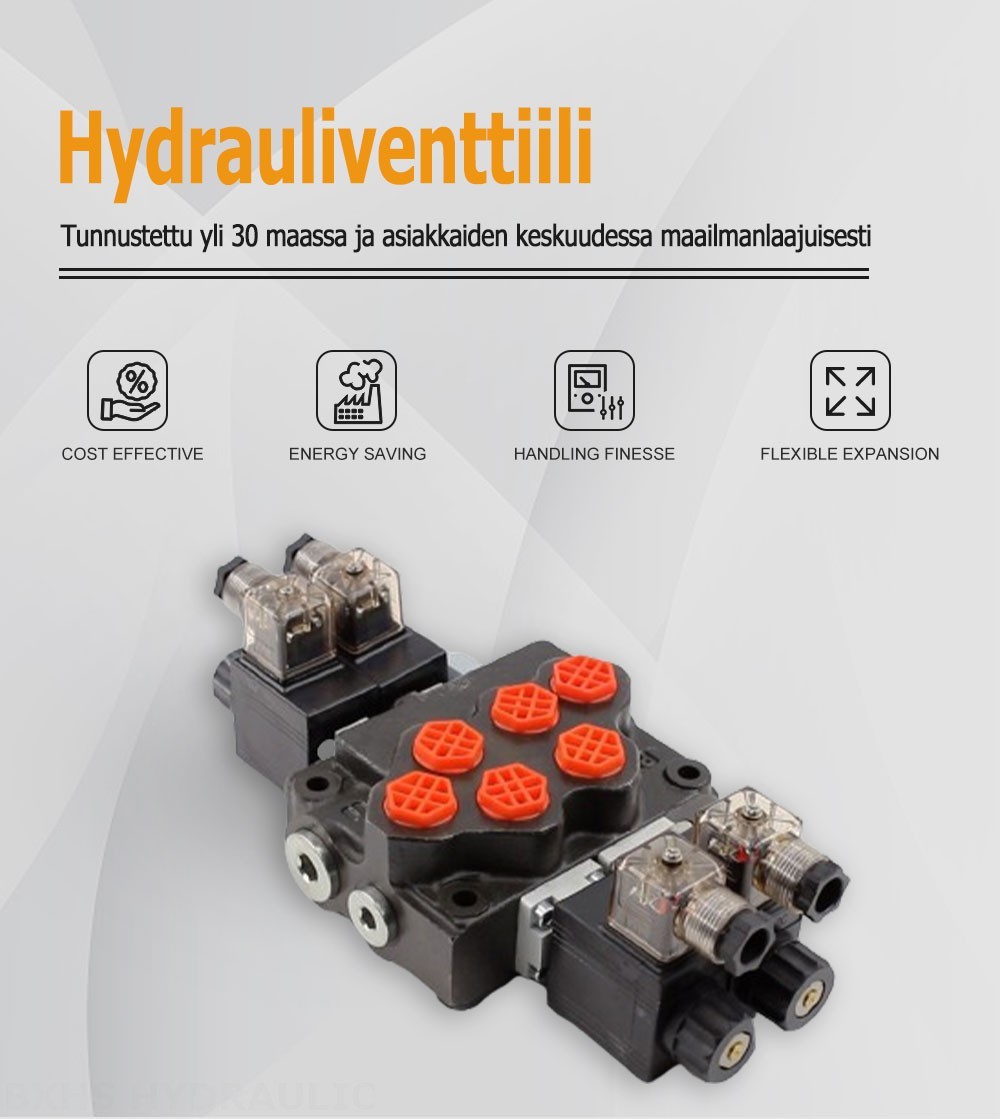 SD5 Solenoidi 2 jakajaa Monoblokki suuntaventtiili