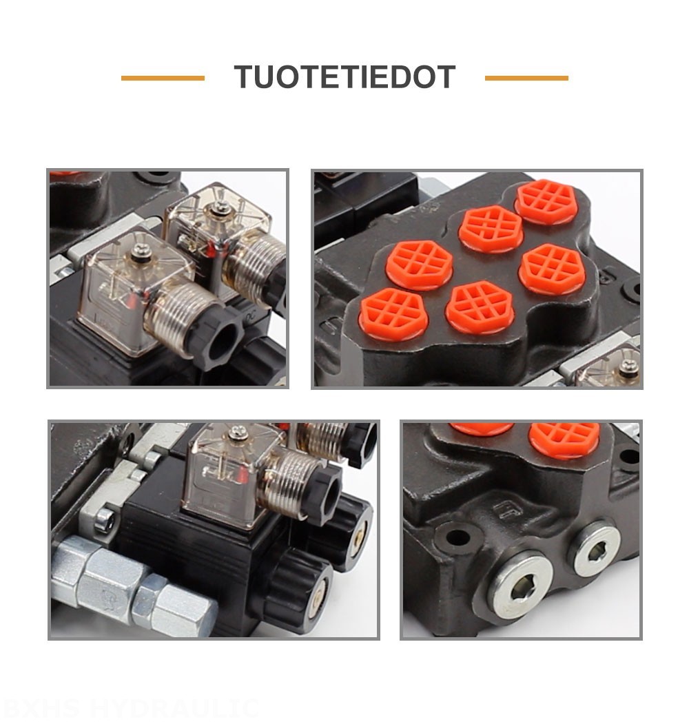 SD5 Solenoidi 2 jakajaa Monoblokki suuntaventtiili