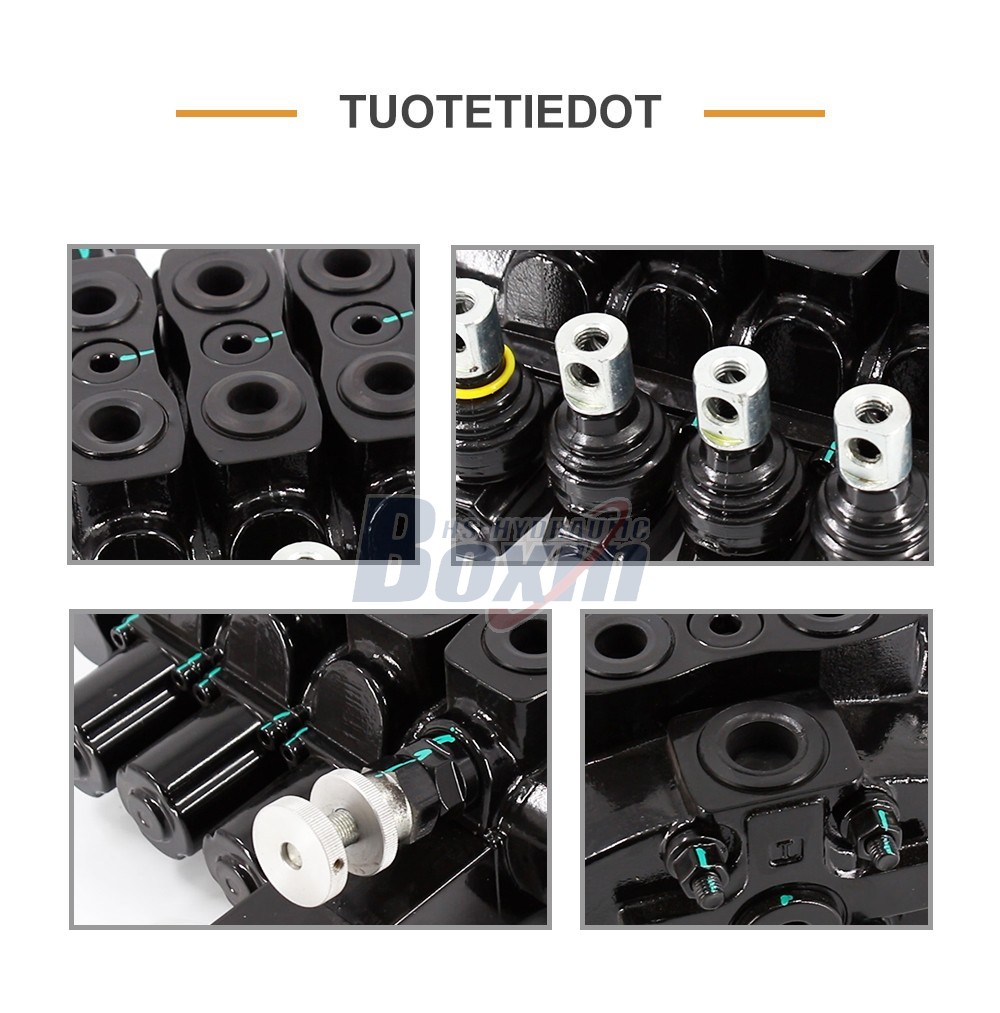 Sectional Directional Control Valve SD8-OTAMW 4 Spool Manual Operation