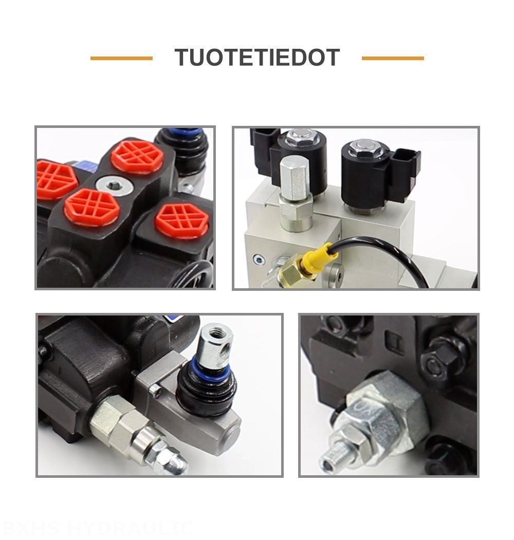 SD8 Elektrohydraulinen 1 jakaja Suuntaventtiili