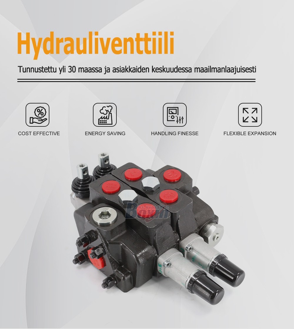 Durable SDS180T-2CB-OT 2 Spool Sectional Valve for Global Hydraulic Applications