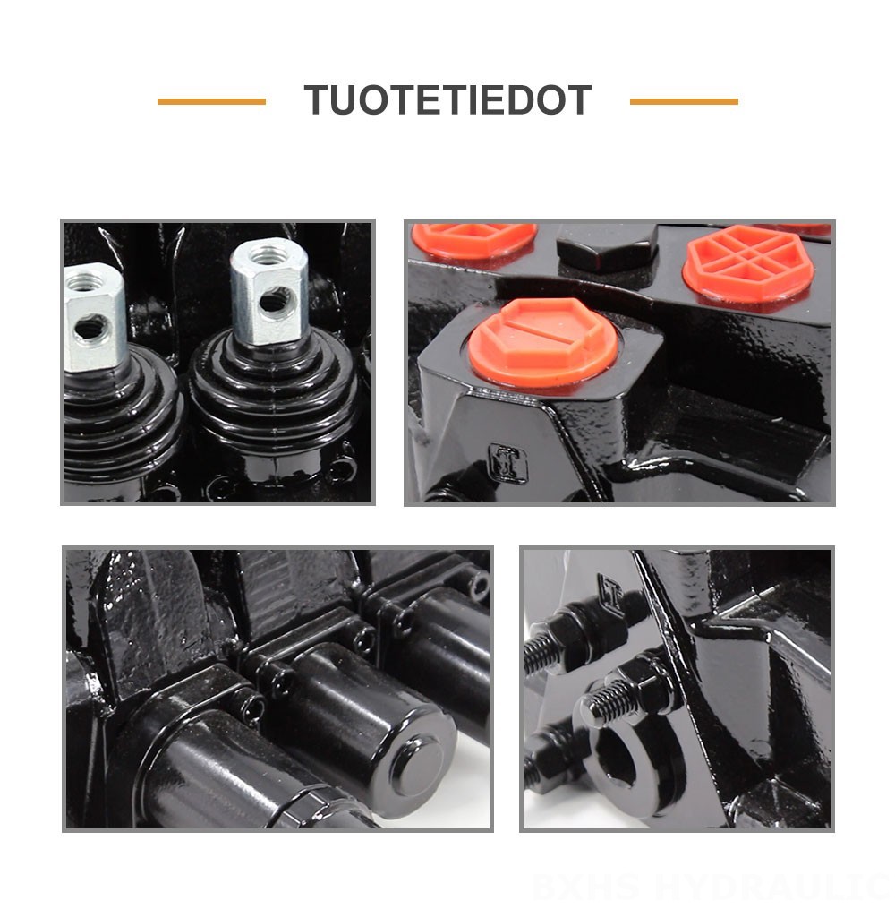 SDS180 Hydraulinen ja manuaalinen 3 jakajaa Suuntaventtiili