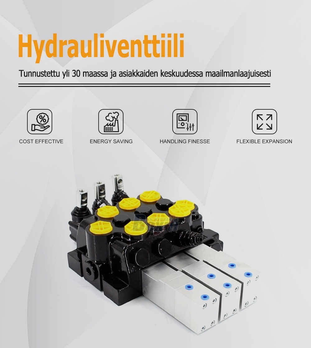 OEM and Private Label Services for WZF-125 3 Spool Monoblock Valves