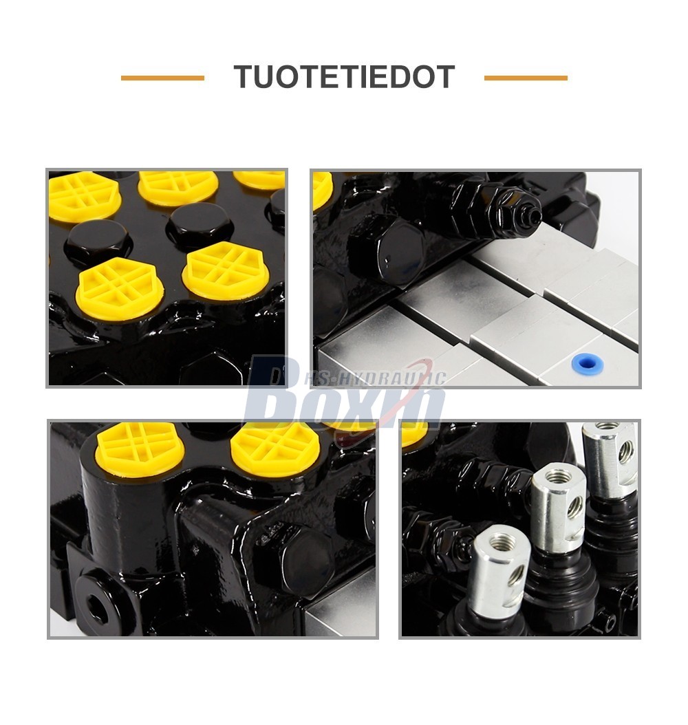 OEM and Private Label Services for WZF-125 3 Spool Monoblock Valves